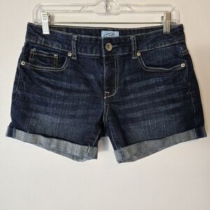 Aeropostale Cuffed Blue Denim Jean Shorts Size 5/6